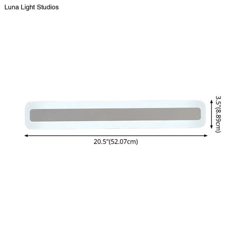 Waterproof Led Vanity Light - Modern Acrylic Design | High Brightness Sconce For Bathroom