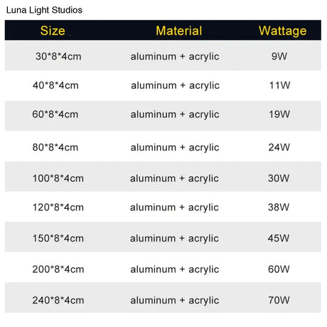 Waterproof Outdoor Lighting Tall Led Wall Lamp Ip65 Aluminum Dimmable Light Garden Porch Sconce