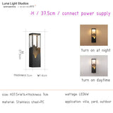 Waterproof Solar Led Outdoor Light - Garden Decoration Lamps For Balcony Courtyard Street And Wall