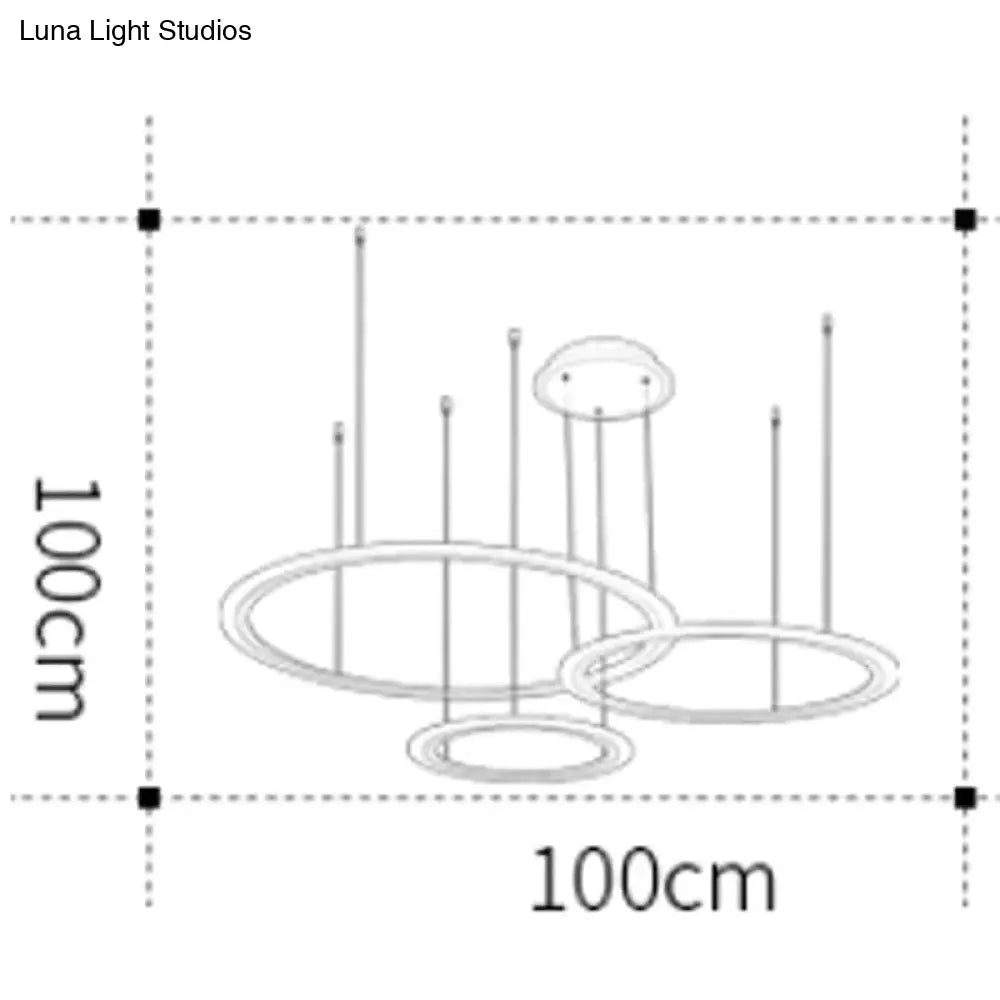 White Circle Modern Led Pendant Light For Kitchen Dining Room Living Room Luminaires Acrylic Hanging Ceiling Mount