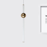White/Gold Glass Chandelier Lamp - Modernist Design Led Ceiling Pendant Light With