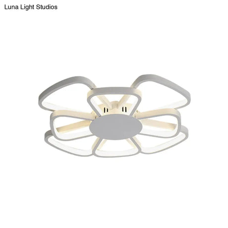 Windmill Led Flush Mount Ceiling Lamp For Living Room - Beautiful Acrylic Lighting