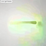 Wooden Led Vanity Light Fixtures With Modern Design And Acrylic Shade