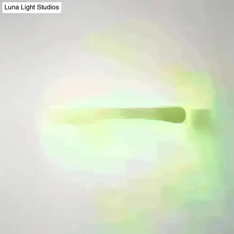 Wooden Led Vanity Light Fixtures With Modern Design And Acrylic Shade