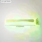 Wooden Led Vanity Light Fixtures With Modern Design And Acrylic Shade