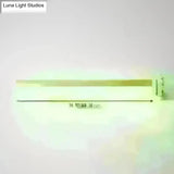 Wooden Led Vanity Light Fixtures With Modern Design And Acrylic Shade