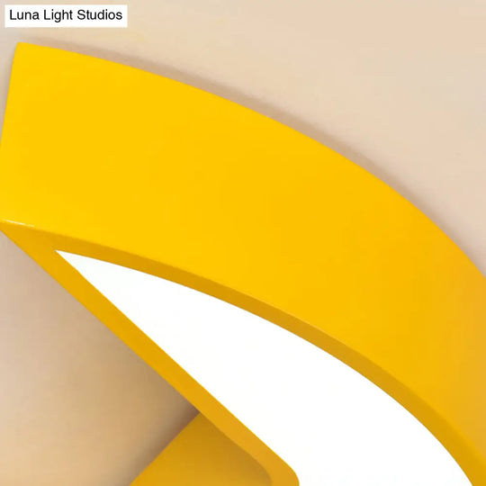 Wrench Shape Ceiling Mount Light: Charming Acrylic Fixture For Kindergarten Bedroom